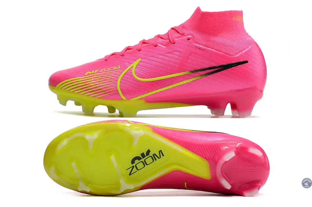 Superfly 9 Elite FG Luminous - Rose/Jaune Fluo