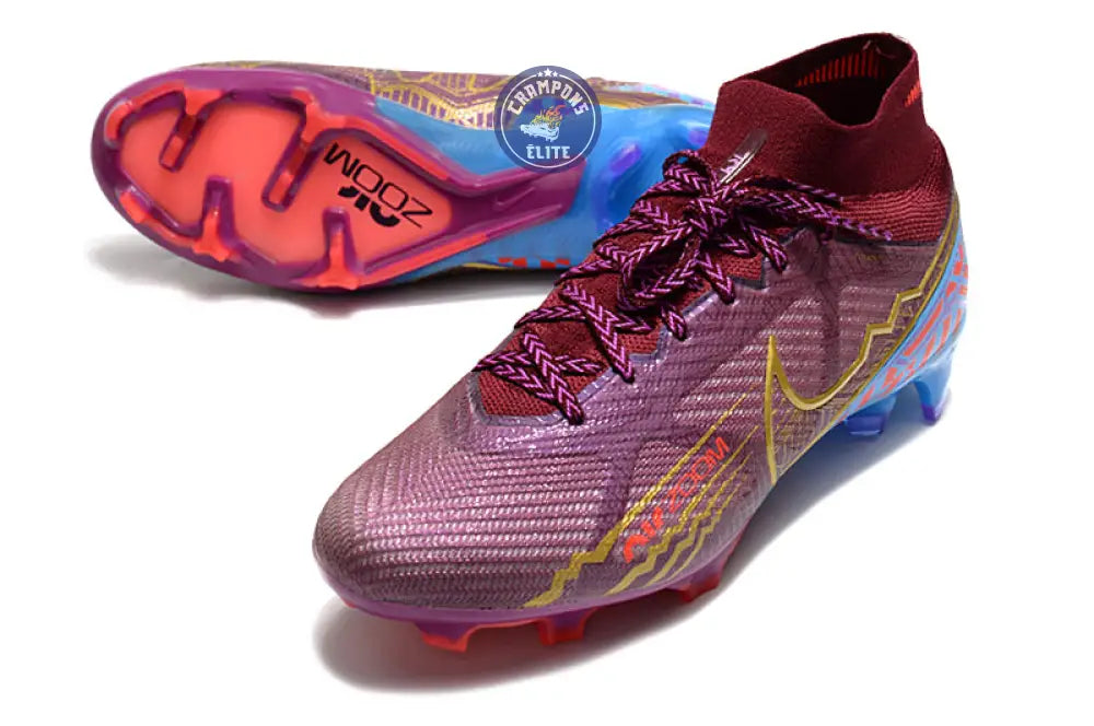 Image of Superfly 9 Elite FG Mbappé Personal Edition - Bordeaux/Doré