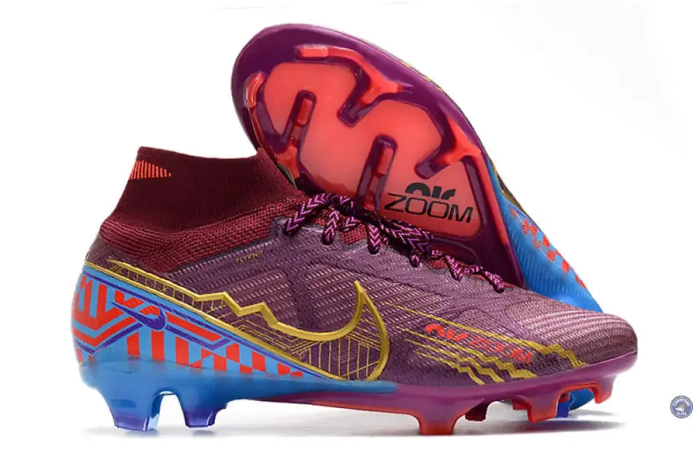 Image of Superfly 9 Elite FG Mbappé Personal Edition - Bordeaux/Doré