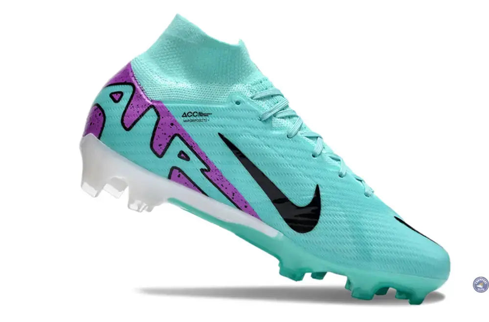 Superfly 9 Elite FG Peak Ready Bleu Turquoise Vert Violet