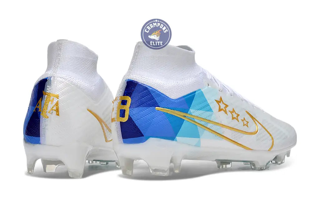 Superfly 9 Elite FG x Enzo Fernandez Blanc/Bleu/Or