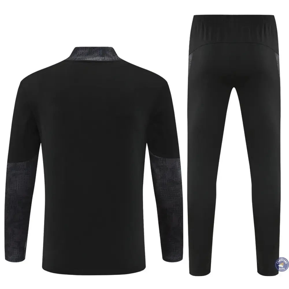 Survêtement d’entraînement demi-zip - AC Milan 2025/2026 - Gris/Noir/Rouge