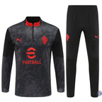 Survêtement d’entraînement demi-zip - AC Milan 2025/2026 - Gris/Noir/Rouge