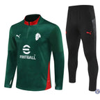 Survêtement d’entraînement demi-zip - AC Milan 2025/2026 - Vert/Noir/Rouge