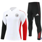 Survêtement d’entraînement demi-zip - Ajax 2025/2026 - Blanc/Noir/Rouge