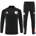 Survêtement d’entraînement demi-zip - Ajax 2025/2026 - Noir/Gris/Rouge