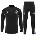 Survêtement d’entraînement demi-zip - Allemagne 2025/2026 - Noir/Blanc