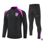 Survêtement d’entraînement demi-zip - Angleterre 2025/2026 - Noir/Violet