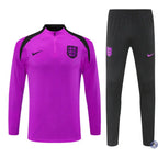 Survêtement d’entraînement demi-zip - Angleterre 2025/2026 - Violet/Noir