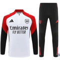 Survêtement d’entraînement demi-zip - Arsenal 2025/2026 - Blanc/Noir/Rouge
