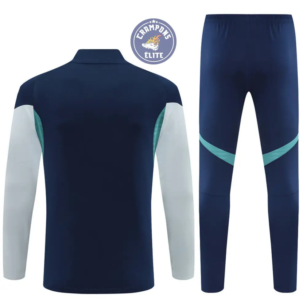 Survêtement d’entraînement demi-zip - Arsenal 2025/2026 - Bleu/Bleu Turquoise/Gris