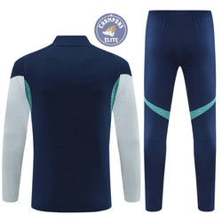 Image of Survêtement d’entraînement demi-zip - Arsenal 2025/2026 - Bleu/Bleu Turquoise/Gris