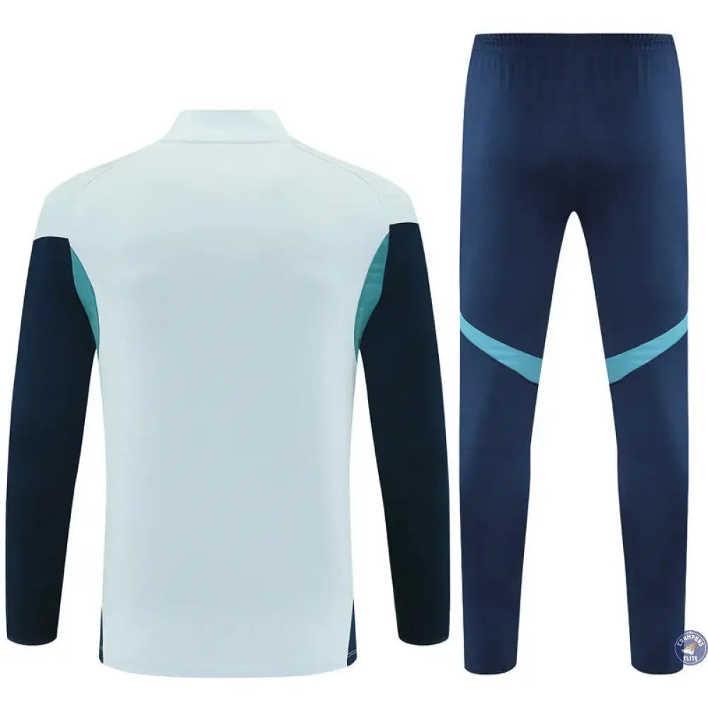 Image of Survêtement d’entraînement demi-zip - Arsenal 2025/2026 - Bleu Turquoise/Bleu/Bleu Ciel