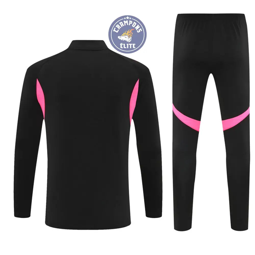 Survêtement d’entraînement demi-zip - Arsenal 2025/2026 - Noir/Rose