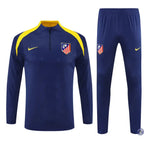Survêtement d’entraînement demi-zip - Atlético Madrid 2025/2026 - Bleu Marine/Jaune