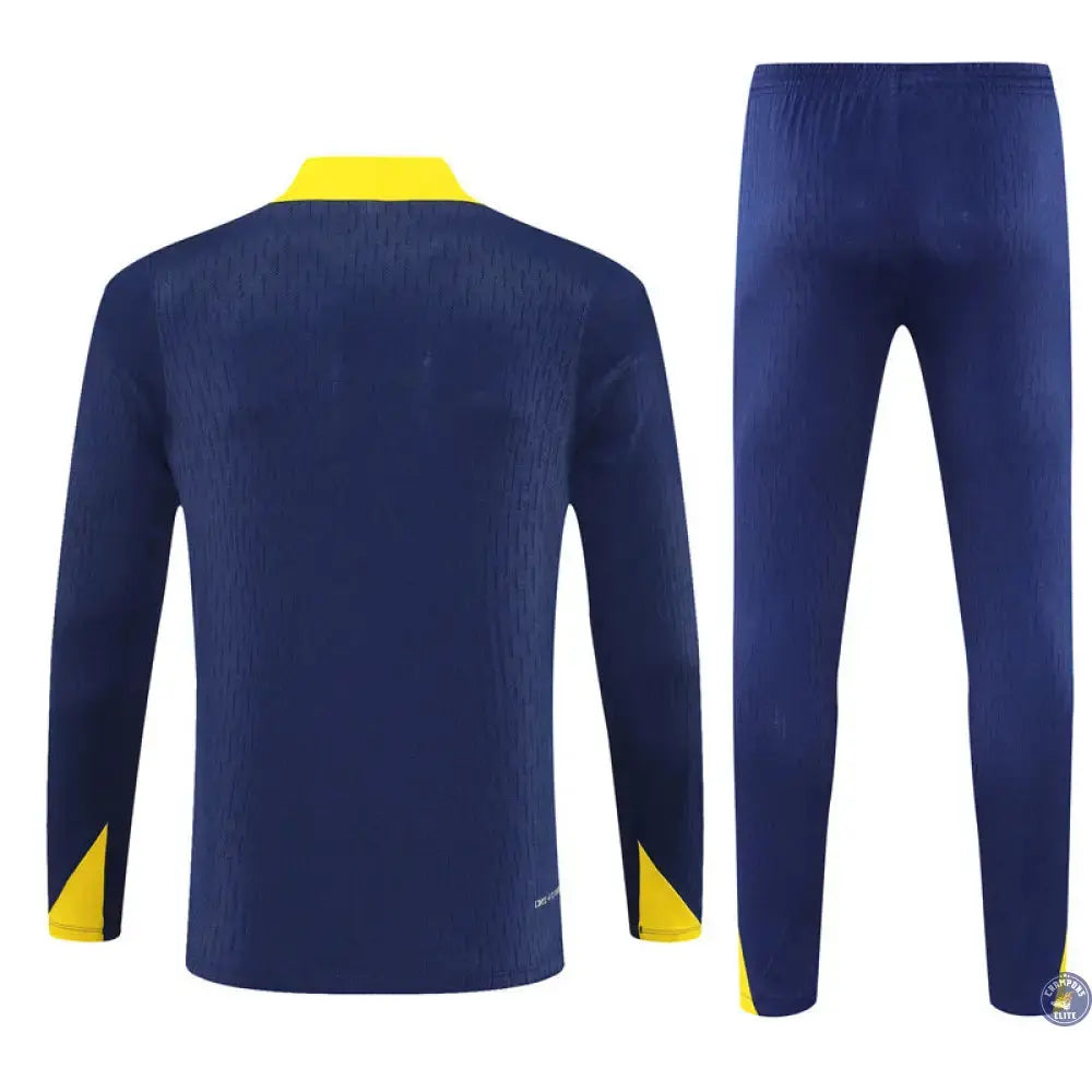 Image of Survêtement d’entraînement demi-zip - Atlético Madrid 2025/2026 - Bleu Marine/Jaune