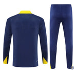 Survêtement d’entraînement demi-zip - Atlético Madrid 2025/2026 - Bleu Marine/Jaune