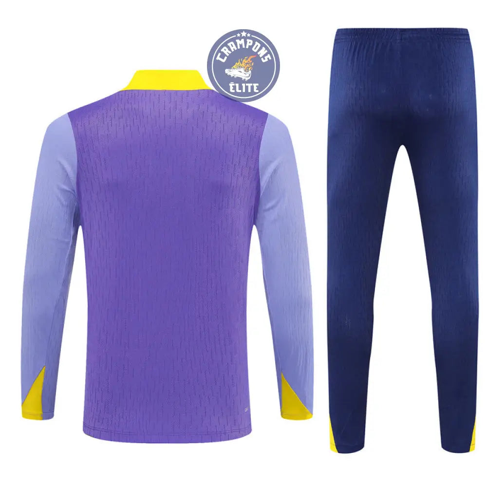 Survêtement d’entraînement demi-zip - Atlético Madrid 2025/2026 - Violet/Bleu Marine/Jaune