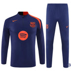 Survêtement d’entraînement demi-zip - Barcelone 2025/2026 - Bleu/Orange