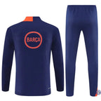 Survêtement d’entraînement demi-zip - Barcelone 2025/2026 - Bleu/Orange