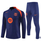 Survêtement d’entraînement demi-zip - Barcelone 2025/2026 - Bleu/Orange