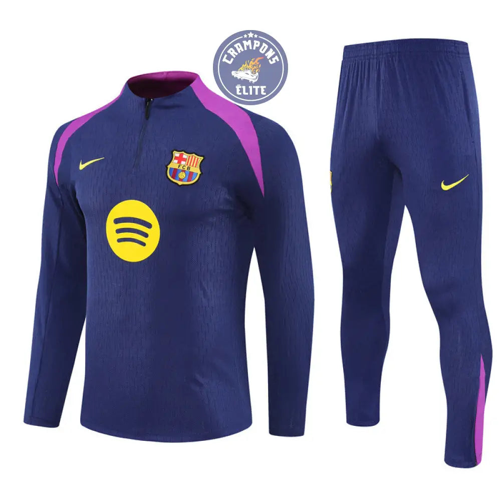Survêtement d’entraînement demi-zip - Barcelone 2025/2026 - Bleu/Violet