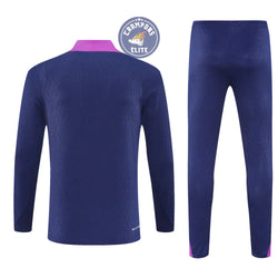 Image of Survêtement d’entraînement demi-zip - Barcelone 2025/2026 - Bleu/Violet