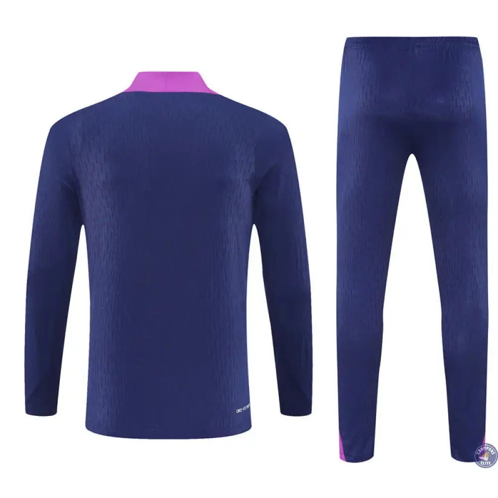 Survêtement d’entraînement demi-zip - Barcelone 2025/2026 - Bleu/Violet