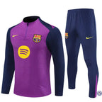 Survêtement d’entraînement demi-zip - Barcelone 2025/2026 - Violet/Bleu