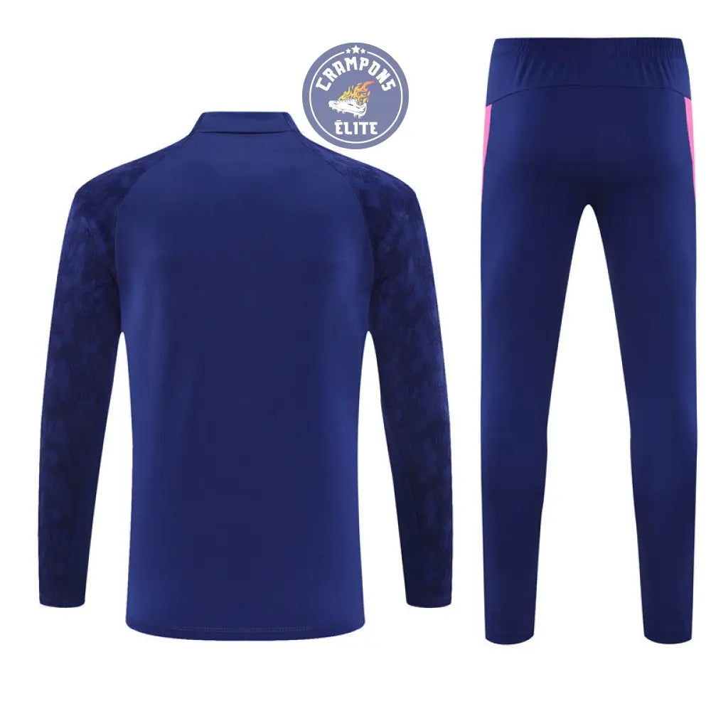 Image of Survêtement d’entraînement demi-zip - Feyenoord 2025/2026 - Bleu/Rose