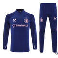Survêtement d’entraînement demi-zip - Feyenoord 2025/2026 - Bleu/Rose