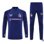 Survêtement d’entraînement demi-zip - Feyenoord 2025/2026 - Bleu/Rose