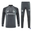 Survêtement d’entraînement demi-zip - Feyenoord 2025/2026 - Gris/Blanc/Noir