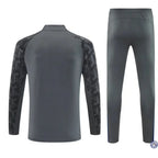Survêtement d’entraînement demi-zip - Feyenoord 2025/2026 - Gris/Blanc/Noir