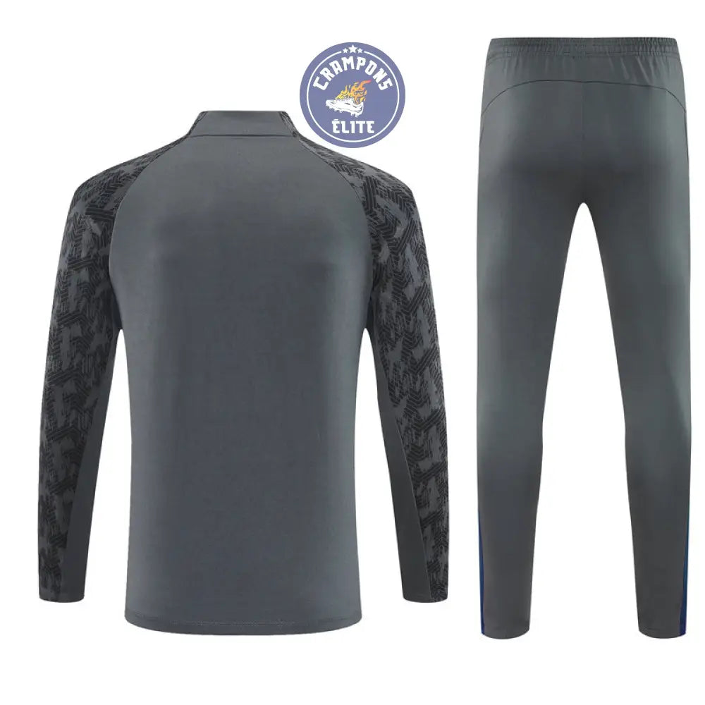 Image of Survêtement d’entraînement demi-zip - Feyenoord 2025/2026 - Gris/Blanc/Noir