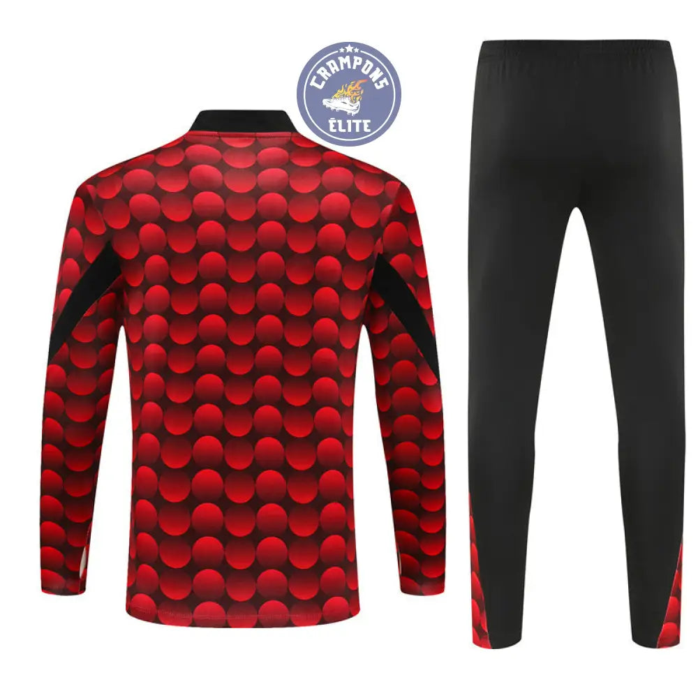 Image of Survêtement Demi-Zip - Feyenoord 2025-2026 - Rouge/Noir