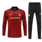 Survêtement Demi-Zip - Feyenoord 2025-2026 - Rouge/Noir