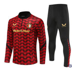 Survêtement Demi-Zip - Feyenoord 2025-2026 - Rouge/Noir