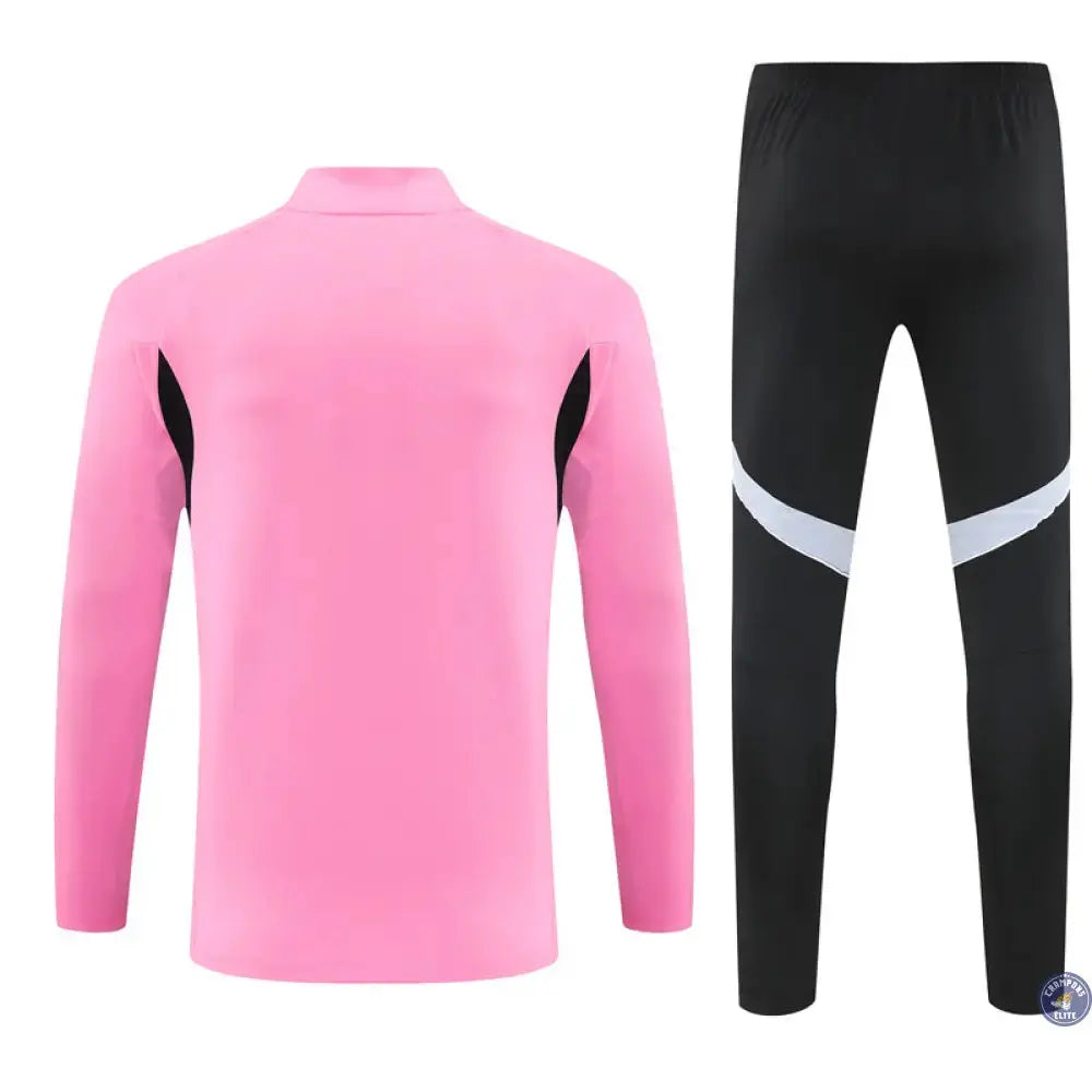 Image of Survêtement d’entraînement demi-zip - Inter Miami 2025/2026 - Rose/Noir/Blanc