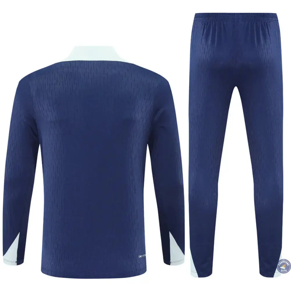 Image of Survêtement d’entraînement demi-zip - Inter Milan 2025/2026 - Bleu Marine/Gris Bleuté