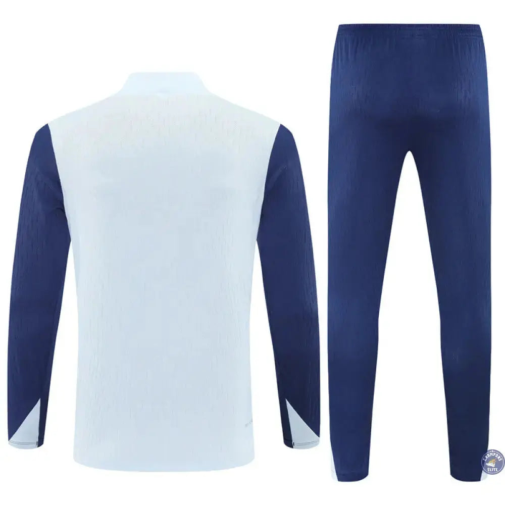 Survêtement d’entraînement demi-zip - Inter Milan 2025/2026 - Gris Bleuté/Bleu Marine