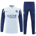 Survêtement d’entraînement demi-zip - Inter Milan 2025/2026 - Gris Bleuté/Bleu Marine