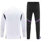 Survêtement d’entraînement demi-zip - Manchester 2025/2026 - Blanc/Noir/Violet
