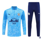Survêtement d’entraînement demi-zip - Manchester City 2025/2026 - Bleu/Bleu Ciel