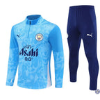 Survêtement d’entraînement demi-zip - Manchester City 2025/2026 - Bleu/Bleu Ciel