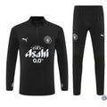 Survêtement d’entraînement demi-zip - Manchester City 2025/2026 - Noir/Blanc