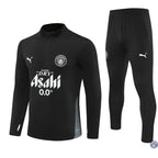 Survêtement d’entraînement demi-zip - Manchester City 2025/2026 - Noir/Blanc