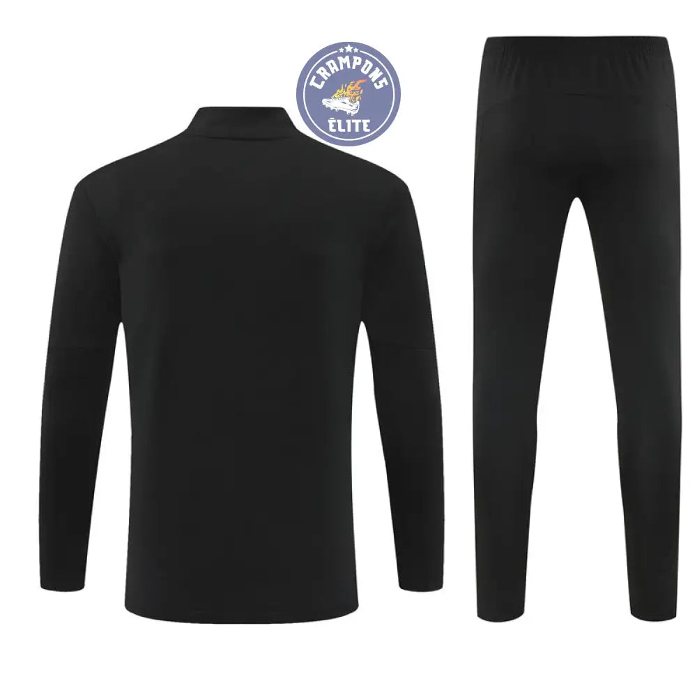Survêtement d’entraînement demi-zip - Manchester City 2025/2026 - Noir/Blanc