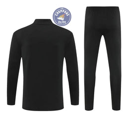 Image of Survêtement d’entraînement demi-zip - Manchester City 2025/2026 - Noir/Blanc