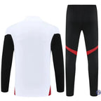 Survêtement d’entraînement demi-zip - Manchester United 2025/2026 - Blanc/Noir/Rouge